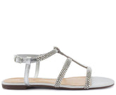 SANDÁLIA PRATA TIRAS GLAM C 30295 0006 0001 ANACAPRI - Vintedoisk